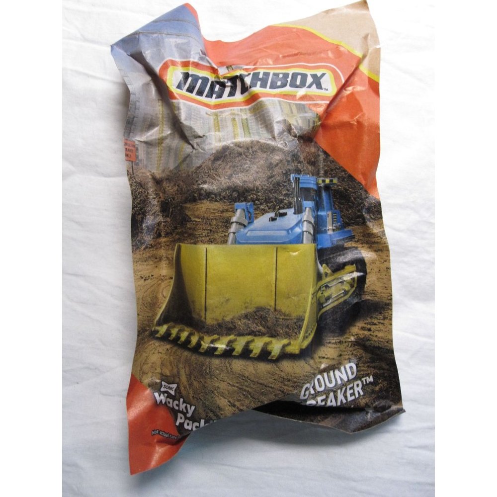 New Matchbox Sonic Wacky Pck Collectible Ground Breaker Spoon Bull Dozer Tractor
